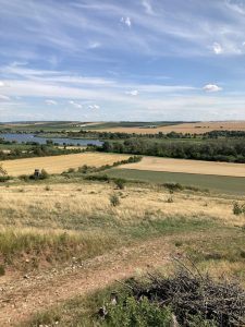 Sicht zur Spazierweg um den Süßen See herum